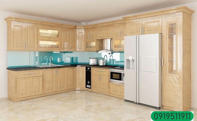 Tủ bếp gỗ sồi Tủ bếp gỗ sồi