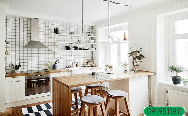 Thiết kế tủ bếp làm đẹp cho không gian