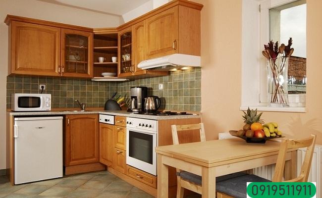 Thiết kế tủ bếp chung cư đẹp