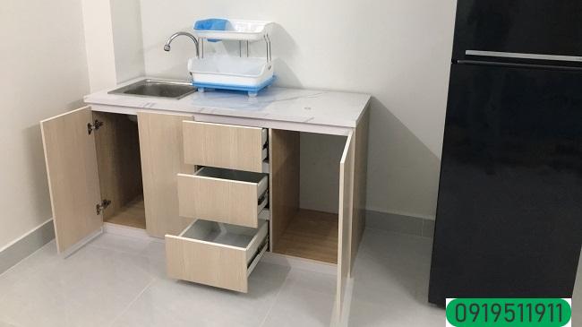 Mẫu tủ bếp mini tiện dụng Mẫu tủ bếp mini tiện dụng