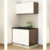 Tủ bếp gỗ công nghiệp mini giá rẻ