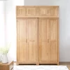 Tủ quần áo gỗ sồi thiết kế nhỏ gọn tiện dụng GHS-5690