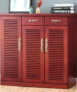 Tủ giầy gỗ tự nhiên phong cách Bắc Âu GHS-5279