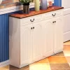 Mẫu tủ giày đẹp phong cách Bắc Âu GHS-5285