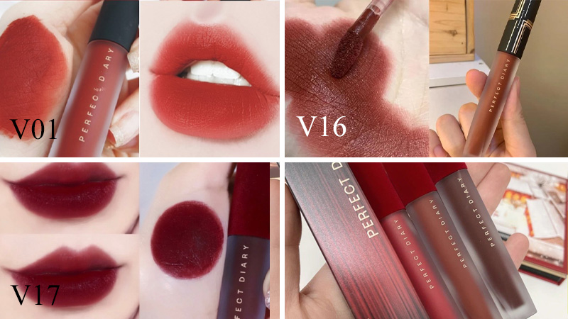 Son Perfect Diary Glamour Select Velvet Liquid Lipstick