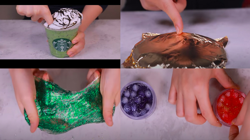 ASMR 40 Different Unique and Various Slime