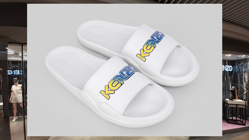 Dép Kenzo Street Style Plain Logo Shower Sandals