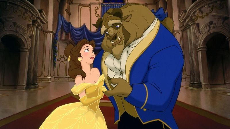 Beauti and The Beast thuộc thể loại phim hoạt hình lãng mạn