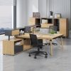 Bàn làm việc nhân viên bằng gỗ công nghiệp MDF GHS-41453