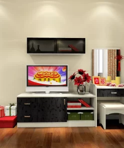 Kệ tivi liền bàn trang điểm GHS-346