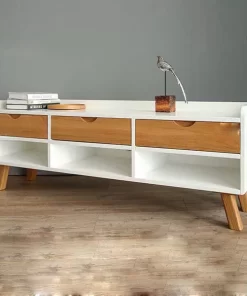 Kệ tivi gỗ phòng khách độc đáo GHS-363