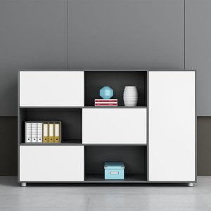 Tủ để tài liệu bằng gỗ thiết kế hiện đại kiểu dáng nhỏ gọn GHS-51157
